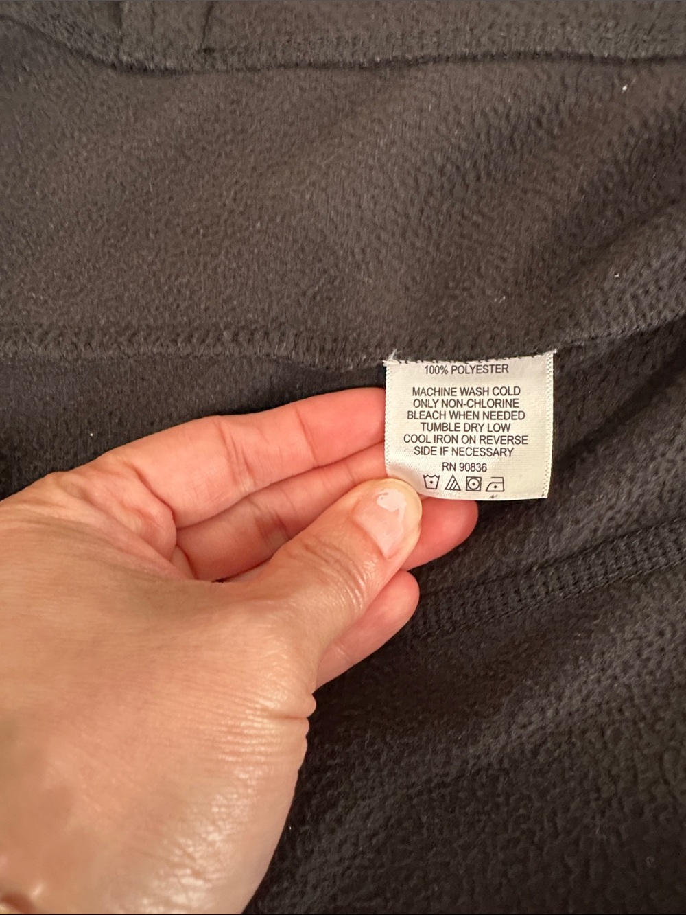 Women's Kaiser Permanente Black Full-Zip Fleece Jacket Size XS - Picture 13 of 13